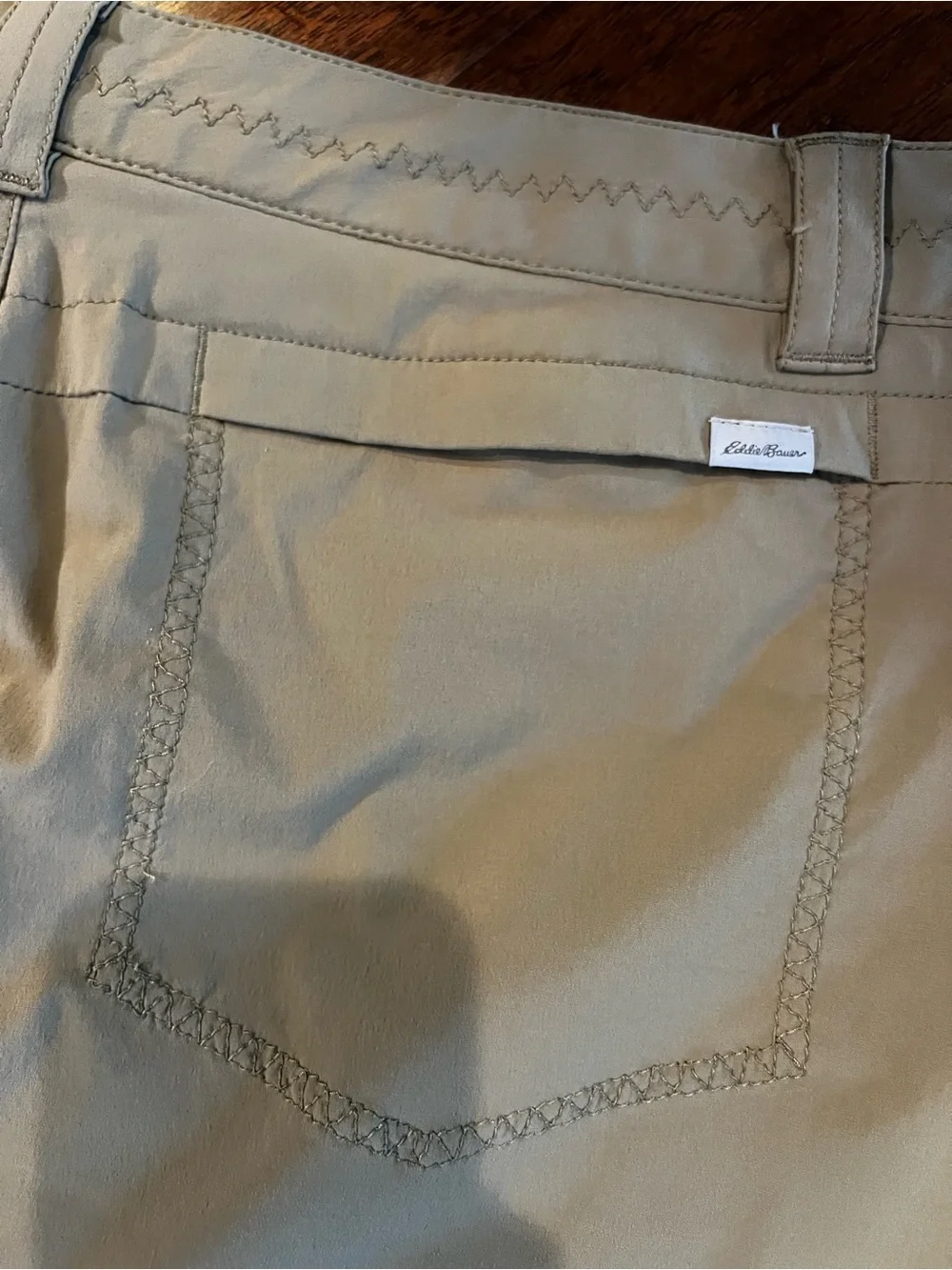 NWT Eddie Bauer Travex Flexion Horizon Skort Size 6 Khaki